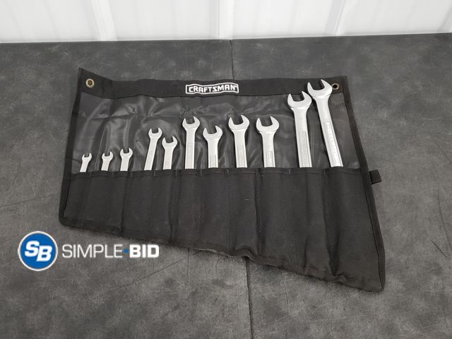 Lot 58-59718 - New Craftsmen Combination Wrenches 11/32" to 7/8"