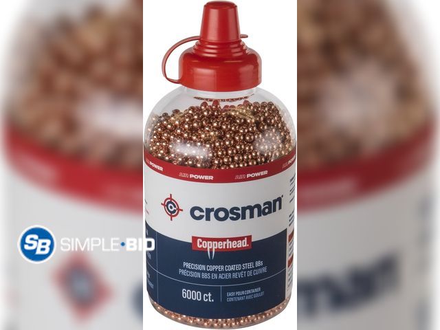 Lot 58-68471 - New Crosman Copperhead 4.5mm Copper-Coated BBS - Sealed - no Cap