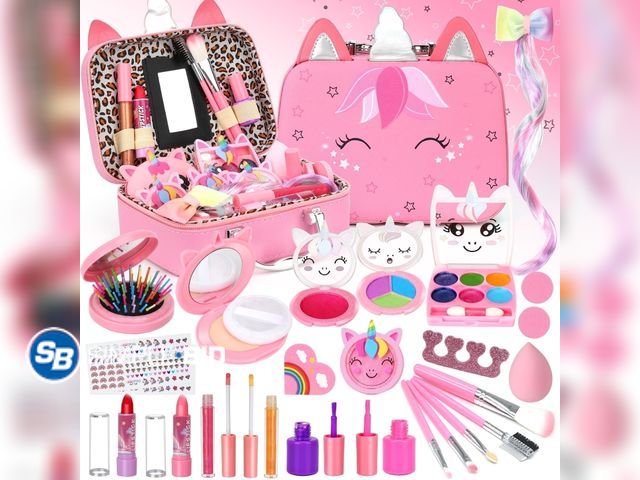 Lot 58-54353 - New Sendida Real Washable Kids Makeup Set -Girls Princess Toy &amp; Birthday Gift for Girl Age 3-12 ...