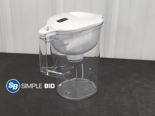 Lot 58-59821 - New Amazon Basics Water Filter Pitcher for Fridge - 10-Cup with Filter Compatible