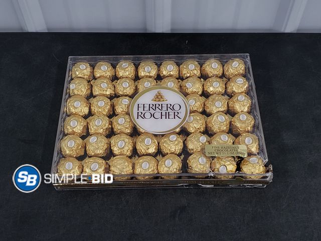 Lot 58-29787 - Ferrero Rocher Fine Hazelnut Chocolates - unopened