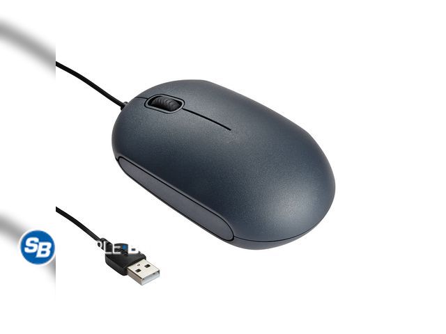 Lot 58-38003 - onn. USB Optical Ambidextrous Mouse, USB Nano Receiver, Black - unopened