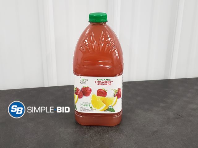 Lot 58-29762 - New Organic Strawberry Lemonade - unopened