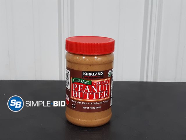 Lot 58-25993 - Kirkland signature Organic Cramy Peanut butter 28 oz - unopened
