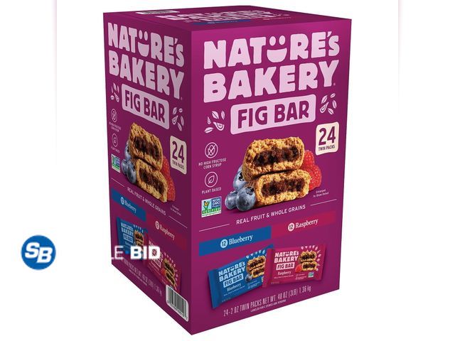 Lot 58-71914 - Nature's Bakery Fig Bars Variety Pack 2 oz. 24/Pack - unopened - expired