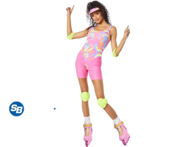 Lot 58-32669 - New Halloween Women's Rollerblade Barbie Costume, by Way to Celebrate, Size S