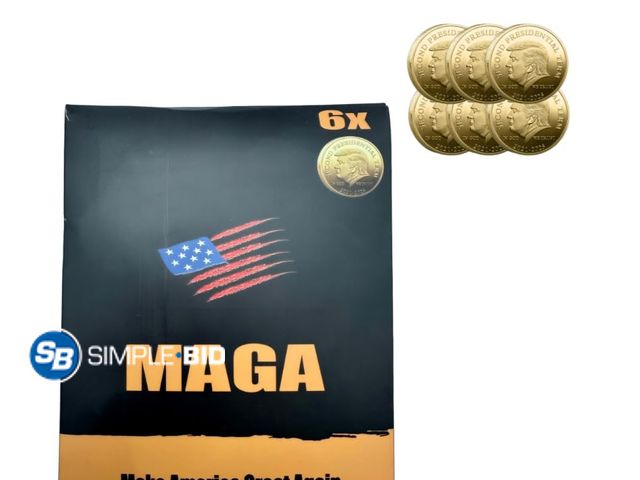 Lot 58-38933 - Other 6 Pack Resilience Commemorative Coin - 2024 Historical Tribute with Fist Design, Gold Coins Fi...