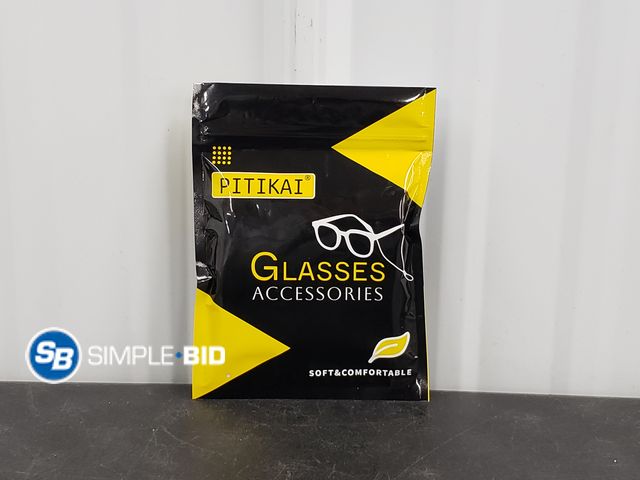 Lot 58-56599 - Lot of (3) Glasses Neck Cord Accesories and Cleaning Cloth