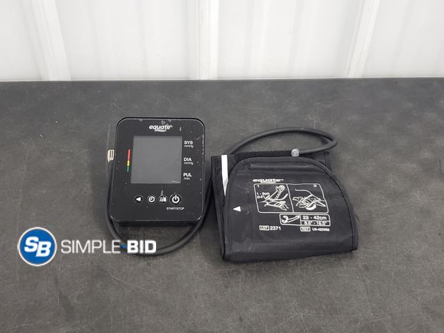 Lot 58-62475 - Equate Blood Pressure Machine - New