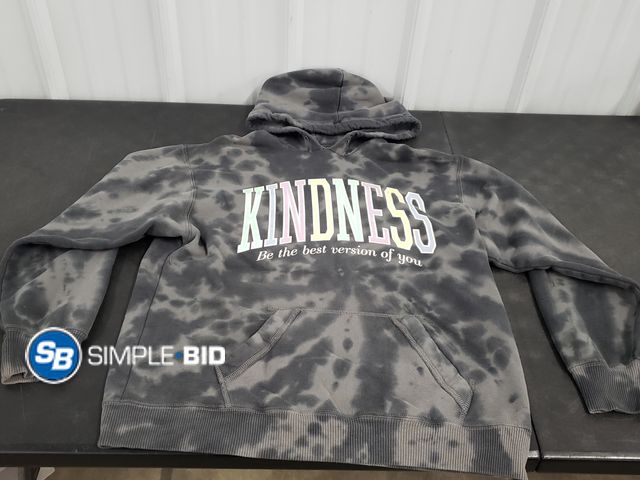 Lot 58-72876 - GIRLS! Hollister KINDNESS hooded sweatshirt - SIZE XS - used but in good condition