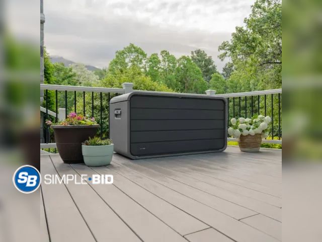 Lot 58-31920 - Lifetime 165 Gallon Modern Deck Box