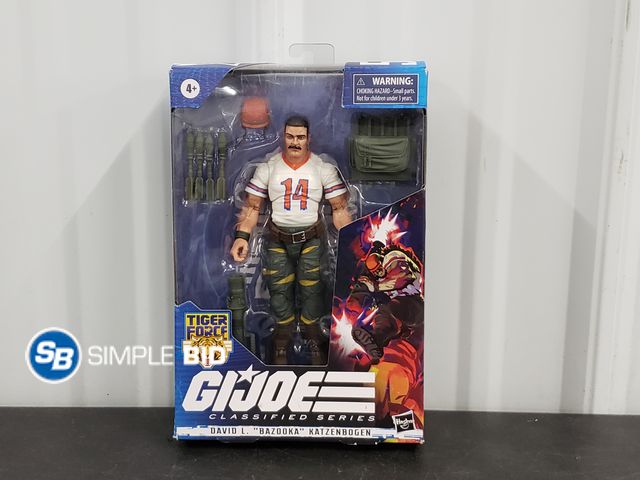 Lot 58-74214 - GI Joe Classified Series - David L "Bazooka" Katzenbogen