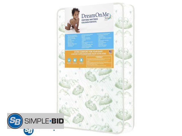 Lot 58-12947 - New Dream on Me Firm Safety First Infant &amp; Toddler Playmat Foam Mattress