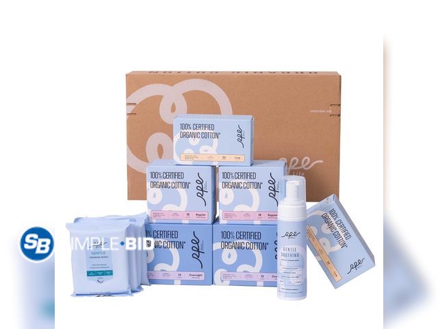 Lot 58-68353 - New RPE Life Feminine Care Bundle, Period Essentials 100% Organic Cotton Pads for Women, Size 2,3,5 ...