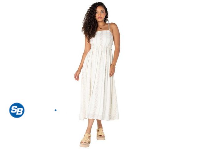 Lot 58-71208 - New Bridgerton Celebrity Pink Women's Tie Back Midi Dress, Size XL