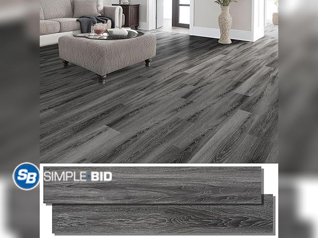Lot 58-28632 - Lot of (2) New boxes INMOZATA Peel and Stick Floor Tile Vinyl Flooring, Waterproof Vinyl Plank Floor...