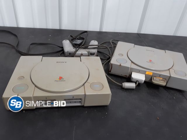 Lot 58-38572 - Lot of Old Playstations - Unknown Working Condition