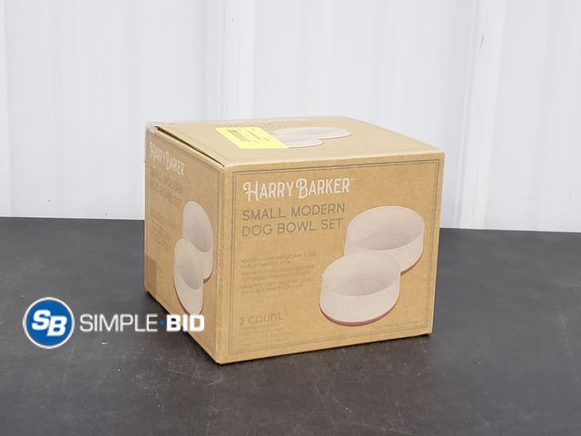 Lot 58-69023 - Harry Barker Small Modern Dog Bowl Set