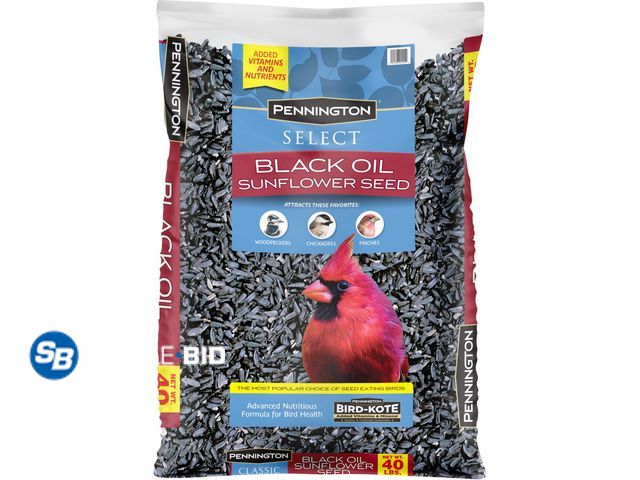 Lot 58-26924 - New Pennington Select Black Oil Sunflower Seed Wild Bird Dry Feed, 10 lb. New Bag