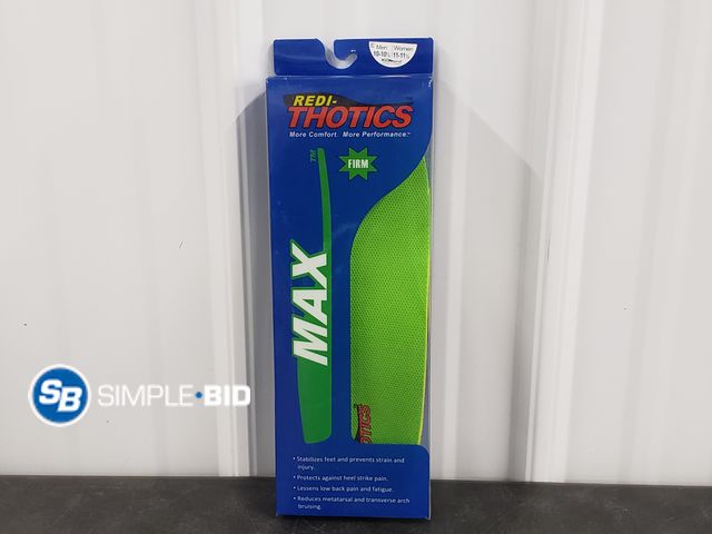 Lot 58-29847 - Redi Thotics - Max Orthotics - Size E