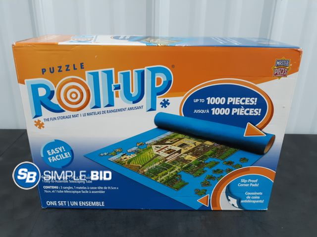 Lot 58-59387 - Puzzle Roll Up - For Up to 1,000 Pieces - New!