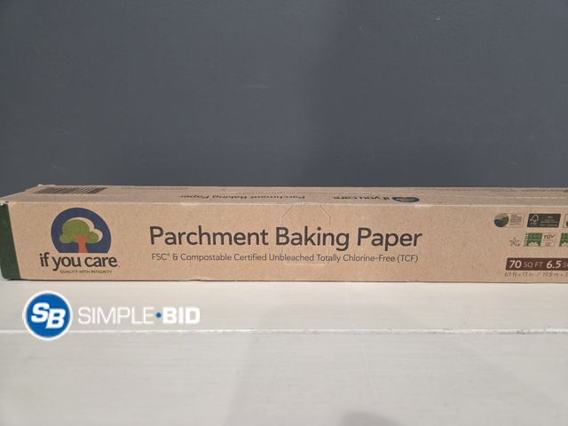Lot 58-59871 - New Parchment Baking paper - 70 sq ft
