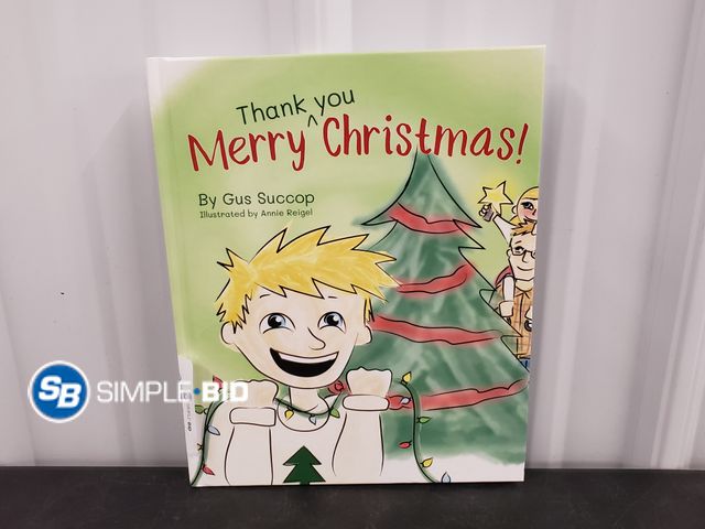 Lot 58-36402 - New MERRY CHRISTMAS! Hard cover Book