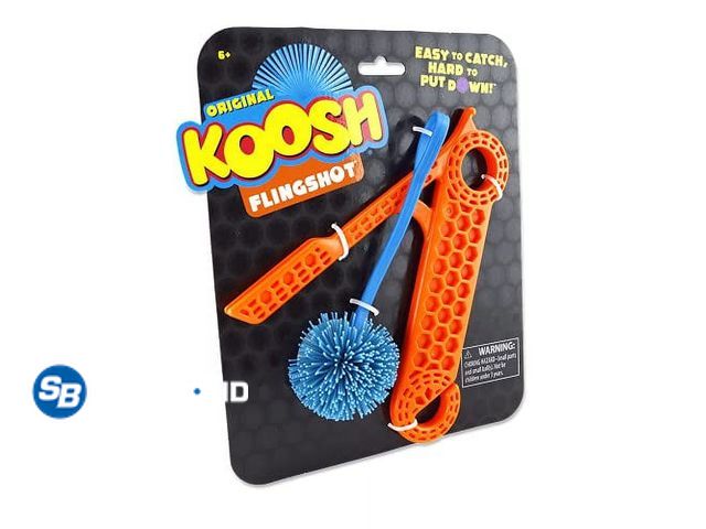 Lot 58-21678 - New Koosh Original Flingshot Flinging Ball Multicolor, 0.5 lb