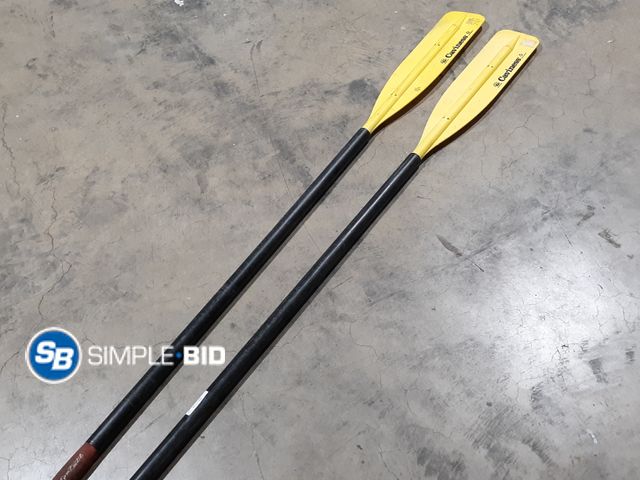 Lot 58-35998 - Set of Caviness Plastic Oars/Paddles