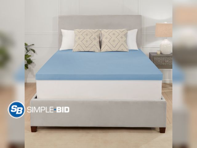 Lot 58-65547 - New Mainstays 3" Memory Foam Mattress Topper, Queen