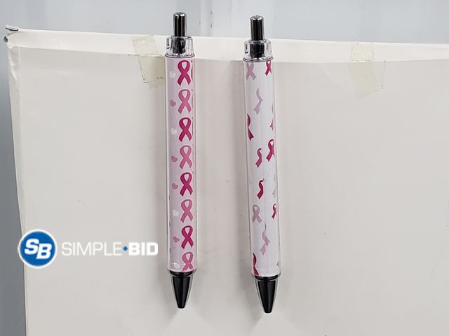 Lot 58-53534 - Lot of (24) New Breast Cancer Ball Point Pens Various styles