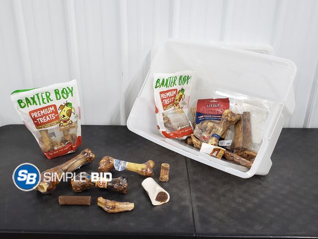 Lot 58-71928 - TOTE full of DOG Bones, Various kinds