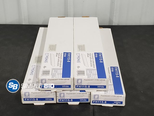 Lot 58-67968 - Lot of (5) Fluorescent Undercabinet Lights FH115-8