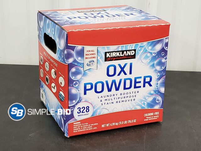 Lot 58-71836 - Kirkland OXI Powder Laundry Booster and Multipurpose Stain Remover - Mostly full
