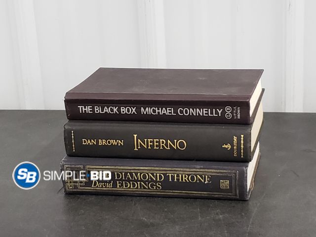 Lot 58-59526 - Lot of (3) Novels - The Black Box , Inferno , The Diamond Throne