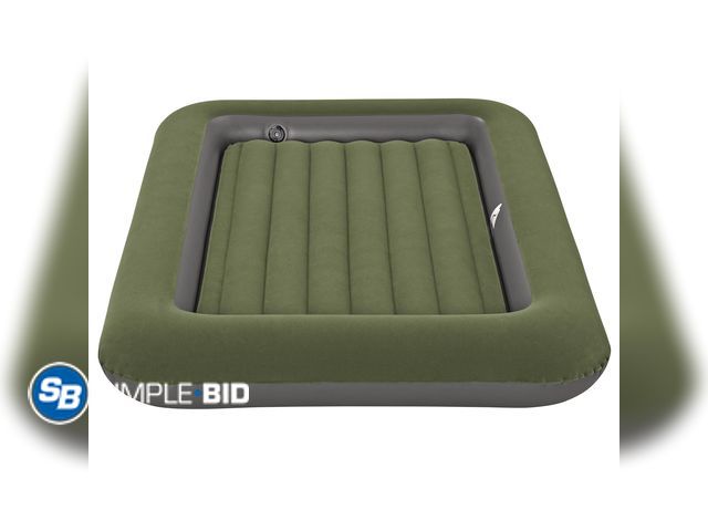 Lot 58-29686 - Ozark Trail Kids Air Mattress, Indoor/Outdoor Air Bed, Blow up Mattress Without Pump - open box - un...