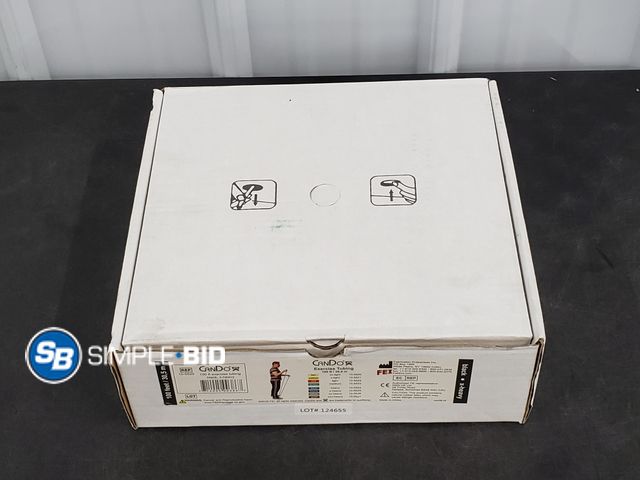 Lot 58-29858 - CanDo 100ft Exercise Tubing - Black X-Heavy