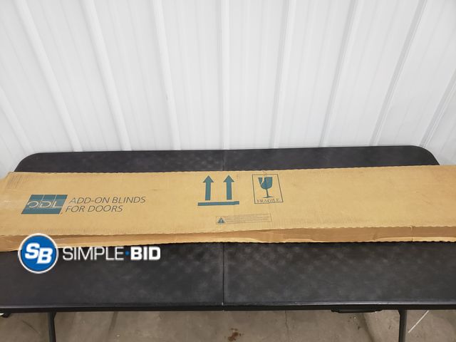 Lot 58-56424 - ODL Add On Blinds for Doors - White