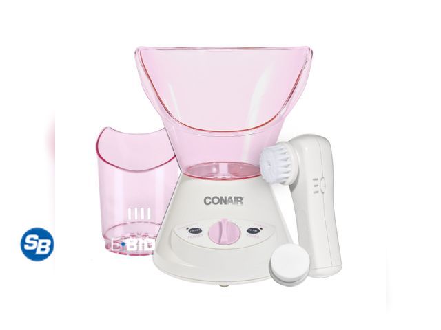Lot 58-35064 - New Conair True Glow Facial Sauna Moisturizing Treatment System, Pink/White