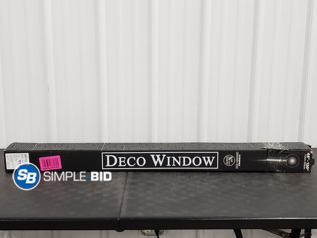 Lot 58-77902 - Deco Window Extendable Drapery Rod - 44" - 120"   3/4" Diameter
