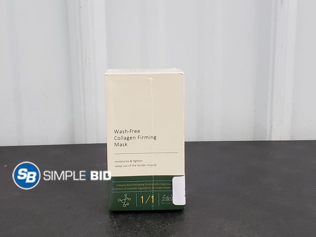 Lot 58-58561 - New  Collagen Firming Face Mask, Leave-In Firming Anti-Ageing Moisturising Gel Cream，Deep Cleansing,...