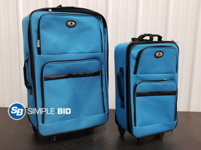 Lot 58-56283 - Leisure 2 Piece Luggage Set - Carry on size and 28" x 18" - Used Condition