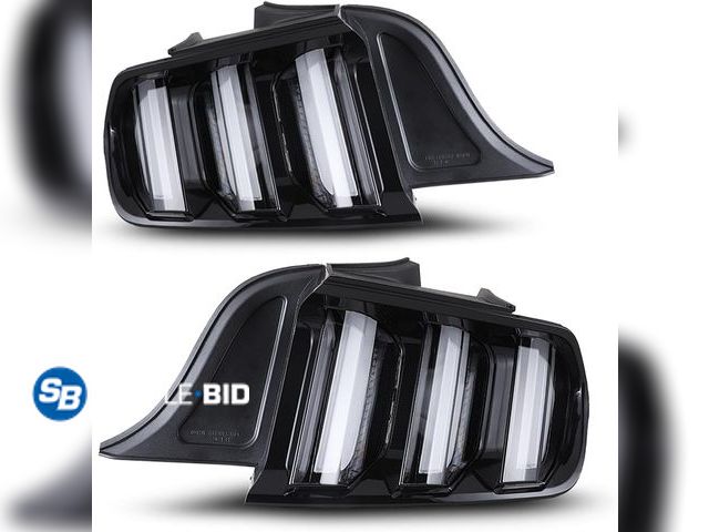 Lot 58-41387 - New WolfX Tail Lights LED Sequential for 2015-2023 Ford Mustang (Including 2016-2020 Shelby GT350/20...
