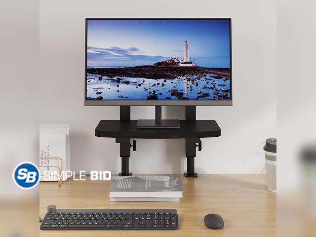 Lot 58-65142 - New TigerDad Adjustable Monitor Stand Riser for Desk, Computer Screen Stand for 13 to 30 Inch Flat S...