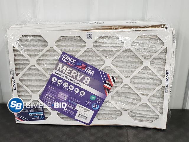 Lot 58-80450 - Lot of (6) TruFilter Filters - 16 x 25 x 1 - Smashed a bit