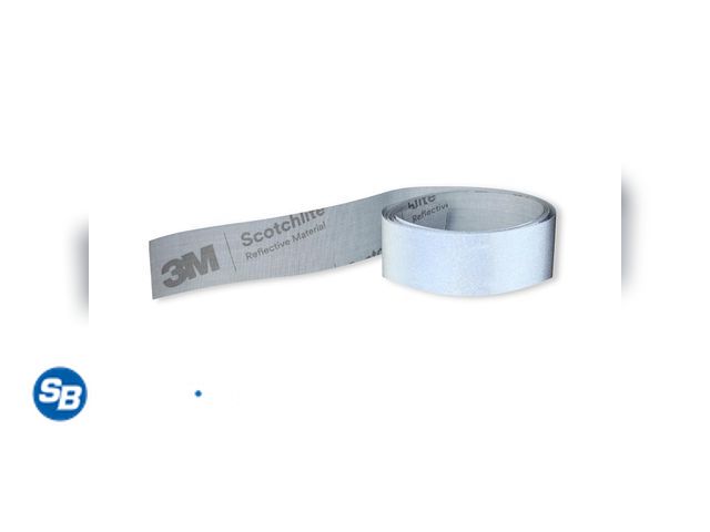 Lot 58-78153 - New Salzmann Reflective Tape for Sewing on - Reflective Fabric Tape - Made with 3M Scotchlite