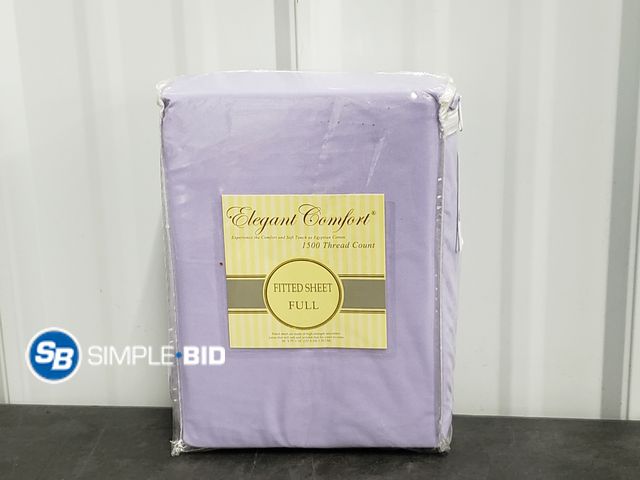 Lot 58-30626 - New Elegant Comfort 1500 Thread Count Fitted Sheet FULL Size