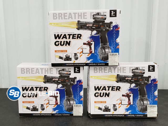 Lot 58-77889 - Lot of (3) Water Guns - open boxes - appears unused