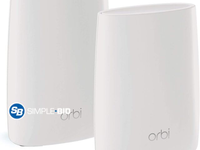 Lot 58-73256 - Netgear orbi Whole Home Mesh Wifi System with Tri-Band - Wireless router replacement, Eliminate Wifi...