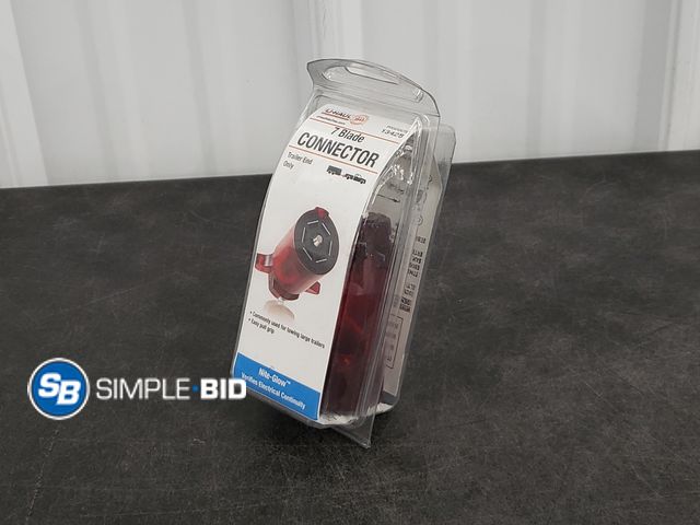 Lot 58-56312 - 7 Blade Connector for Trailer End Only - Nite Glow - Verifies Electrical Continuity